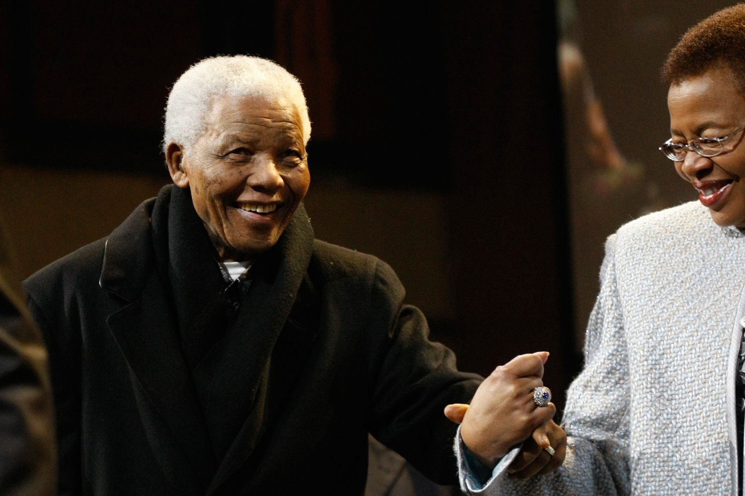 Former president Nelson Mandela made an appearance at the 2010 World Cup opening ceremony. (Mike Hutchings, Reuters)